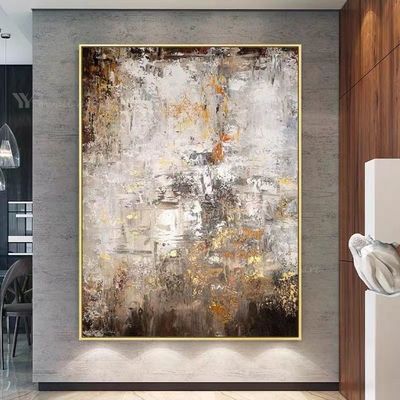 Original Hand Painted Landscape Abstract Oil Painting On Canvas Modern Custom Design